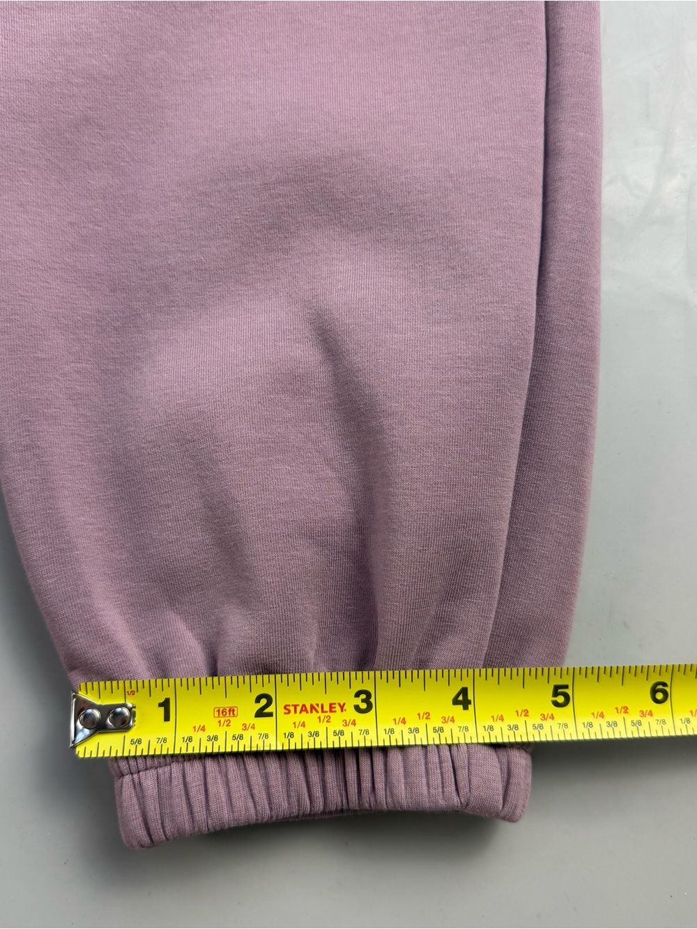 NOBULL Mauve Purple Fleece Jogger Sweatpants XS Athleisure Lounge - Picture 5 of 10